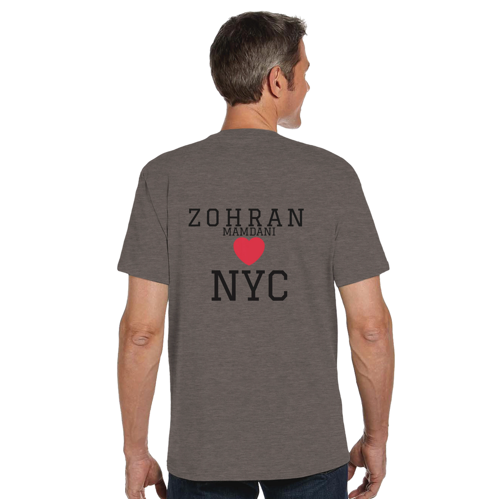 ZOHRAN Mamdani ❤️ NYC Unisex T-Shirt – Durable Organic Cotton Design