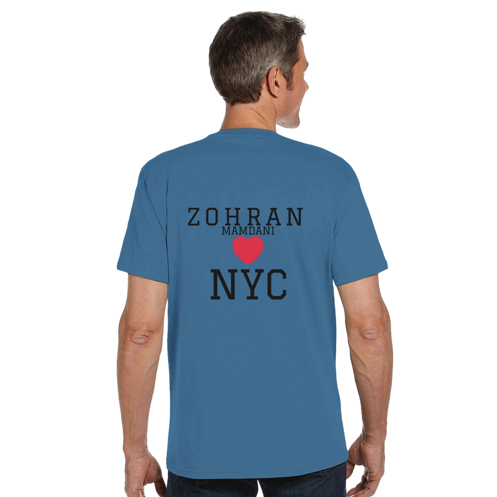 ZOHRAN Mamdani ❤️ NYC Unisex T-Shirt – Durable Organic Cotton Design