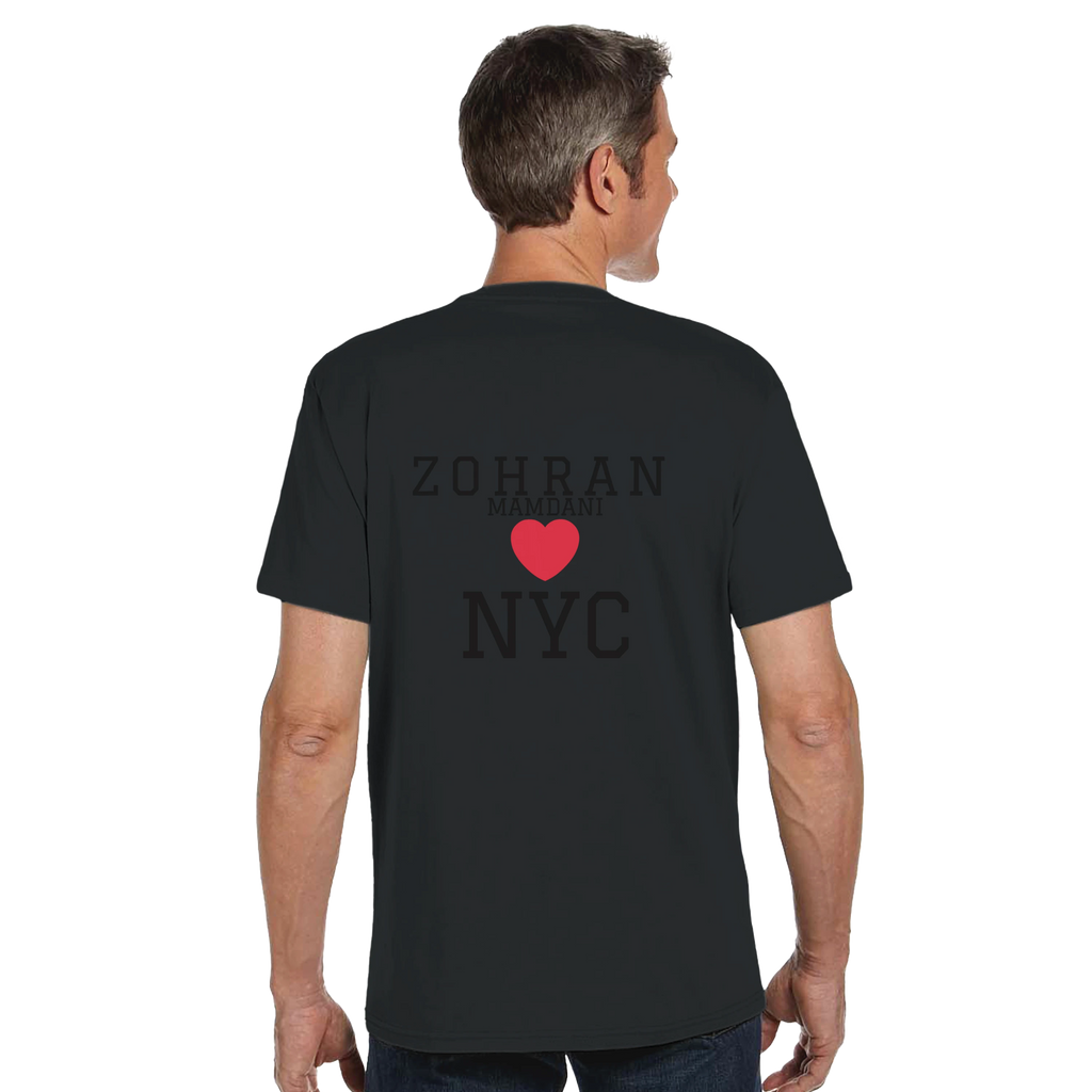ZOHRAN Mamdani ❤️ NYC Unisex T-Shirt – Durable Organic Cotton Design